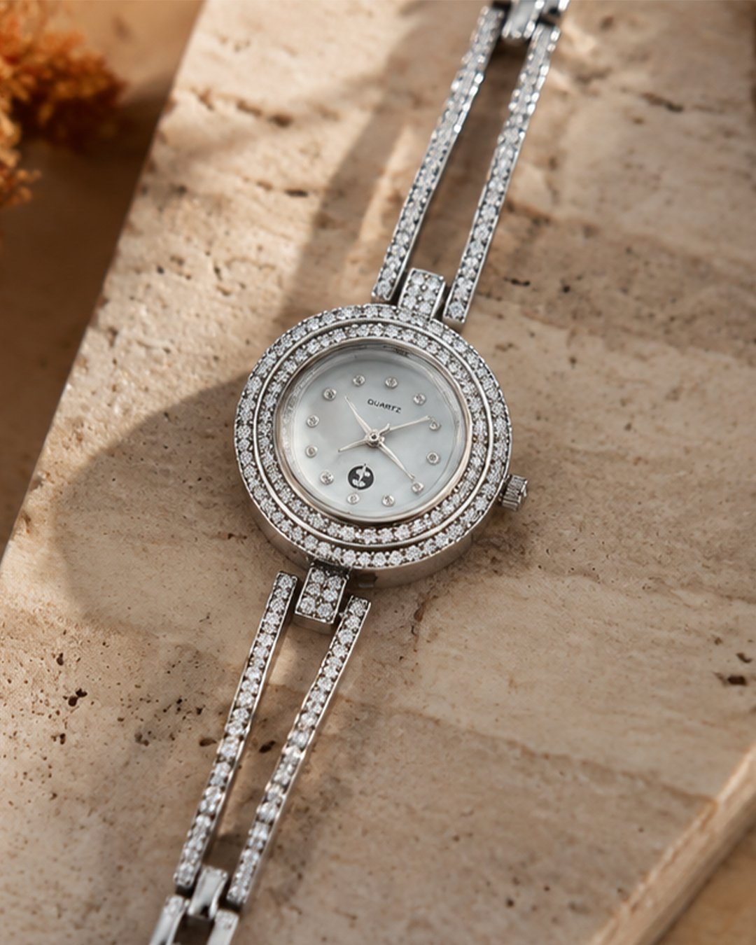 Amora silver watch